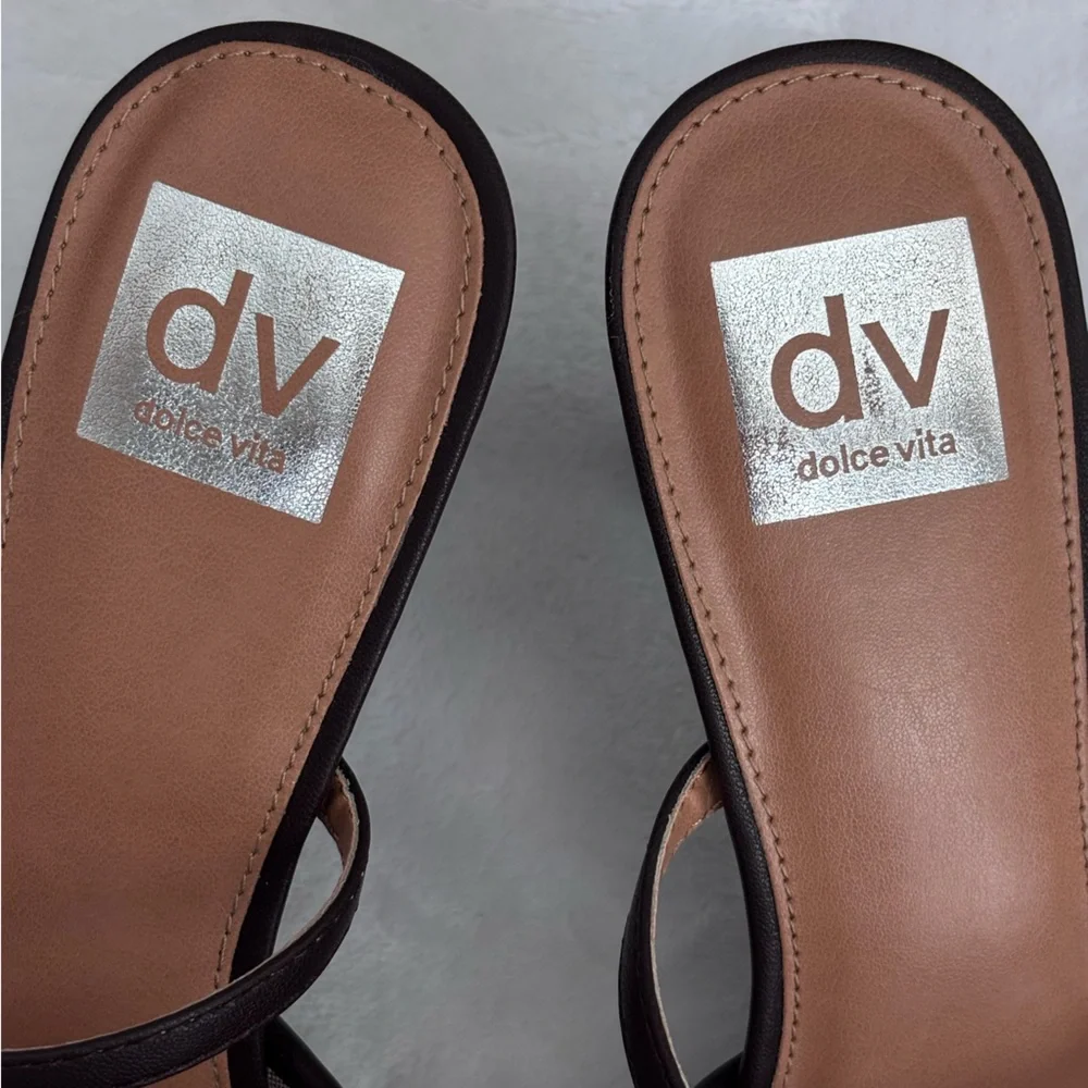 DV by DOLCE VITA Elley Rhinestone Stiletto Heel Mule--NEW--9.5